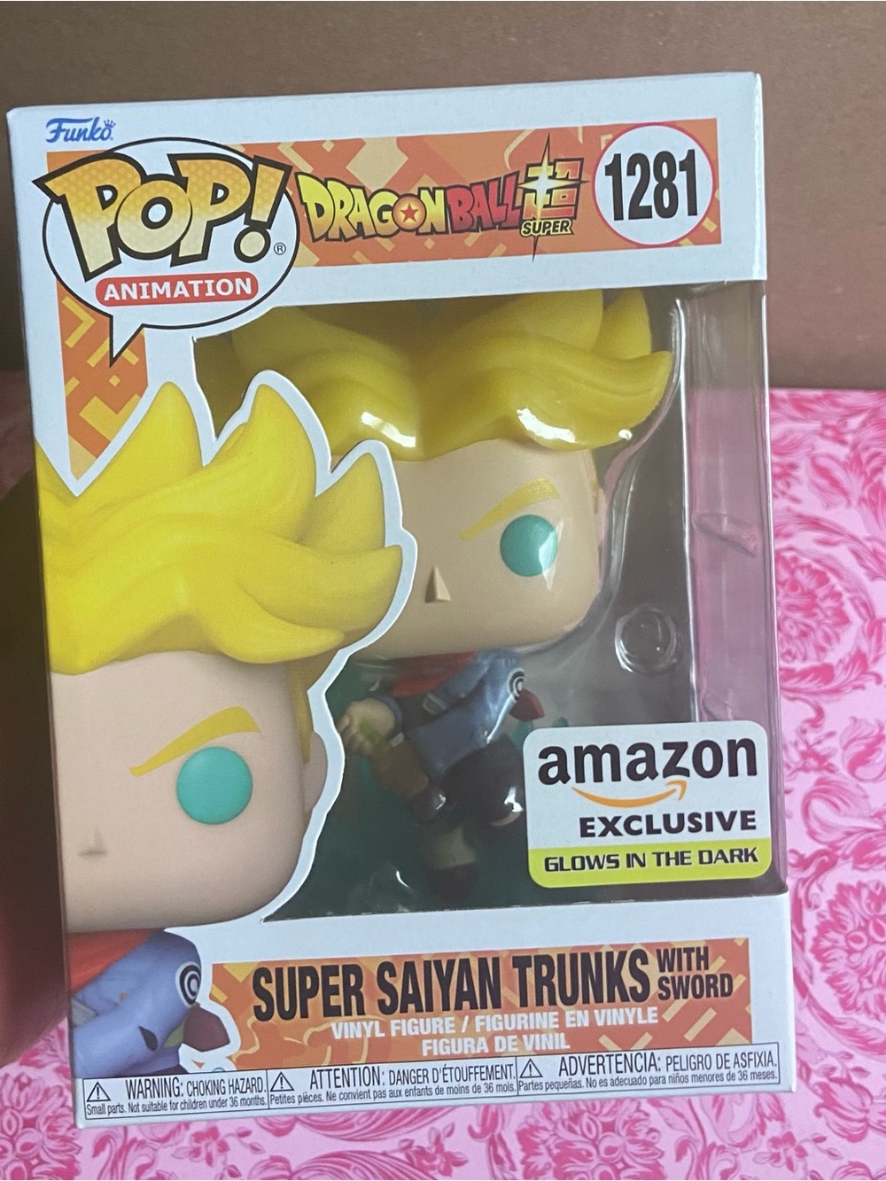 Funko pop Super Saipan Trunks with sword